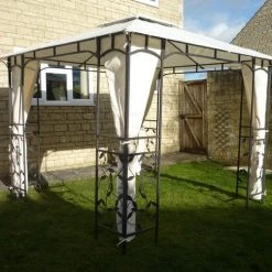 Gazebo Spare Parts Ltd Side Panel Set For 3m X 3m Homebase Lucca Gazebo (262cm Curtain Width) - Set Of 4