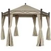 Gazebo Spare Parts Ltd Side Panel Set For 4m The Range Venice Hexagonal Patio Gazebo - Set Of 6 Patio Gazebo Parts