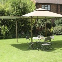 Gazebo Spare Parts Ltd Patio Gazebo Parts Canopy For 3m X 3m Extending Patio Gazebo (332cm Actual Width) - Two Tier - Main Section