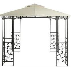 Gazebo Spare Parts Ltd Canopy For 3m X 3m Homebase Lucca Patio Gazebo - Two Tier Patio Gazebo Parts