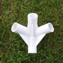 Gazebo Spare Parts Ltd Self Assembly Gazebo Parts Roof Corner Connector - 4-Way - 19mm Diameter