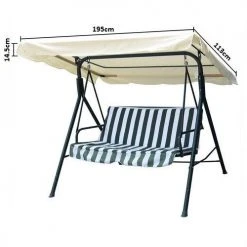 Gazebo Spare Parts Ltd Canopy For Flat Swing Hammock - 195cm X 113cm Hammock And Swing Seat Parts