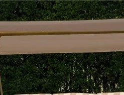 Camelot (Solus Garden And Leisure) CLEARANCE - Canopy For Curved Swing Hammock - 190cm X 120cm