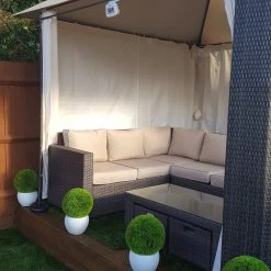 Gazebo Spare Parts Ltd Side Panel Set For 3m X 3m Camelot Full Steel Patio Gazebo (270cm Curtain Width) - Set Of 4 Patio Gazebo Parts