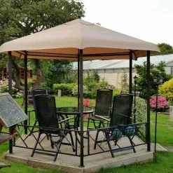 Gazebo Spare Parts Ltd Canopy For 3.3m Hexagonal Patio Gazebo - Single Tier Patio Gazebo Parts