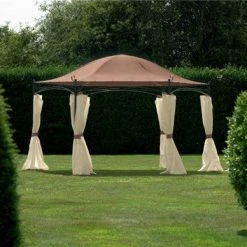 Gazebo Spare Parts Ltd Canopy For 4m Hexagonal Patio Gazebo - Single Tier Patio Gazebo Parts
