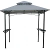 Gazebo Spare Parts Ltd Canopy For 2.5m X 1.5m Homebase BBQ Patio Gazebo - Two Tier Patio Gazebo Parts