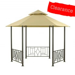Gazebo Spare Parts Ltd CLEARANCE - Canopy For 3.5m Hexagonal Patio Gazebo - Two Tier Sale