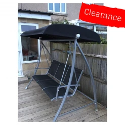 Gazebo Spare Parts Ltd Sale CLEARANCE - Canopy For Curved Swing Hammock - 193cm X 124cm