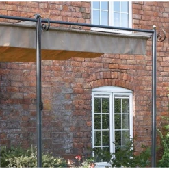 Gazebo Spare Parts Ltd Canopy For 3.3m X 3m Retractable Rowlinson St Tropez Patio Gazebo - Wall Mounted Patio Gazebo Parts