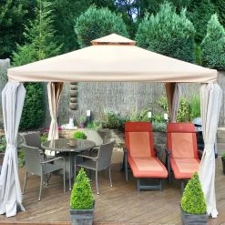 Gazebo Spare Parts Ltd CLEARANCE - Canopy For 3m X 3m Patio Gazebo - Two Tier Sale